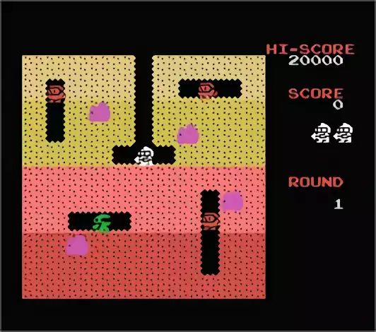 Image n° 3 - screenshots : Dig Dug