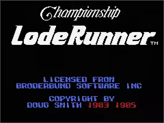 Image n° 4 - titles : Championship Lode Runner