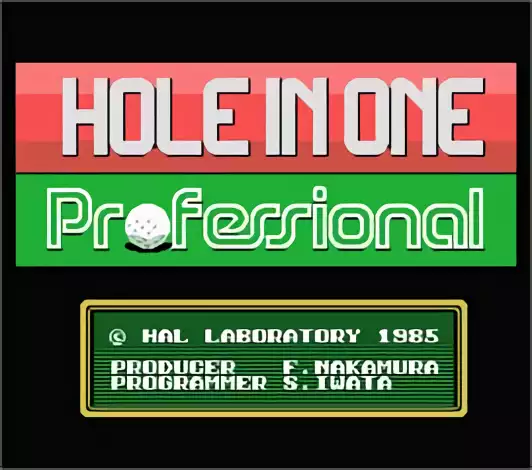 Image n° 4 - titles : Hole In One Professional