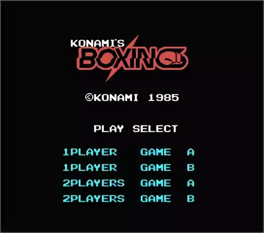 Image n° 3 - titles : Konami's Boxing