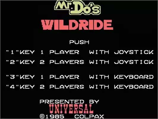 Image n° 2 - titles : Mr. Do's Wild Ride