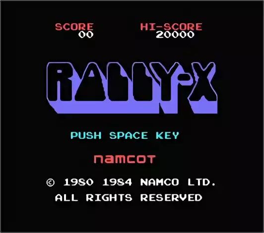 Image n° 4 - titles : Rally-X