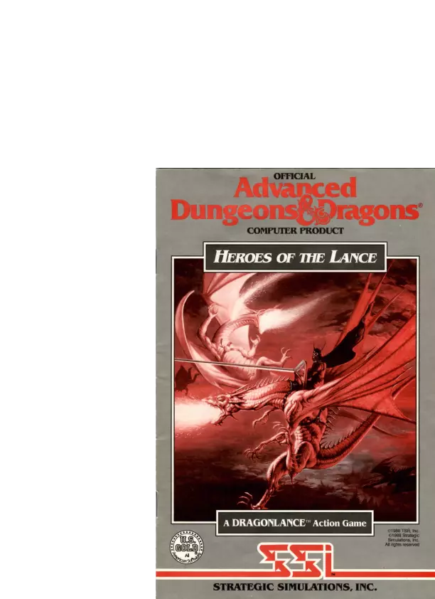 manual for Heroes of The Lance