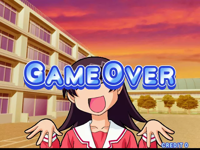 Image n° 1 - gameover : Azumanga Daioh Puzzle Bobble (GDL-0018)
