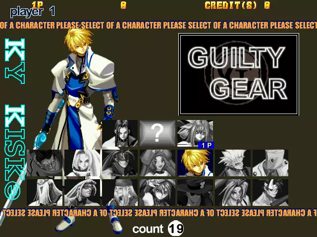 Image n° 1 - select : Guilty Gear X ver. 1.5