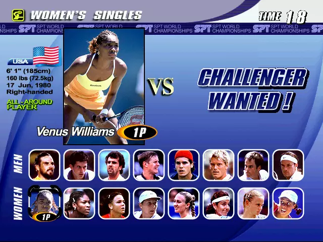 Image n° 2 - select : Virtua Tennis 2 - Power Smash 2 (Rev A) (GDS-0015A)