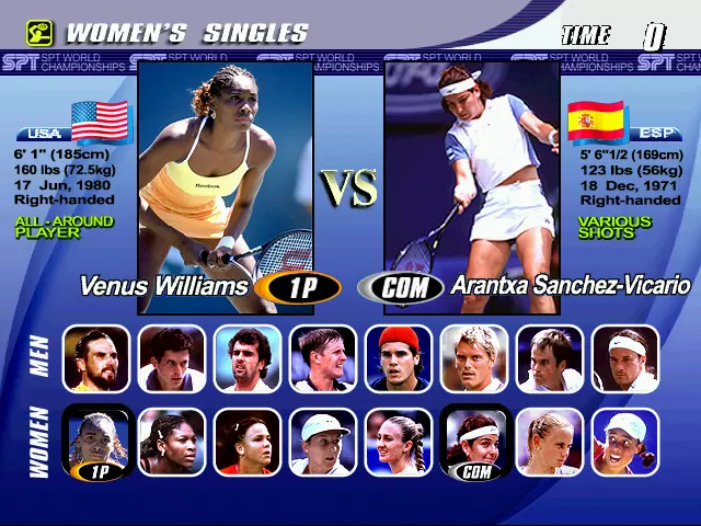 Image n° 3 - versus : Virtua Tennis 2 - Power Smash 2 (Rev A) (GDS-0015A)
