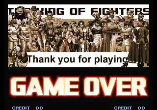 Image n° 1 - gameover : The King of Fighters 10th Anniversary (The King of Fighters 2002 bootleg)
