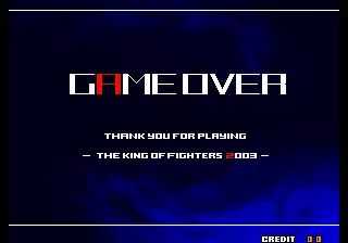Image n° 3 - gameover : The King of Fighters 2003 (NGM-2710)