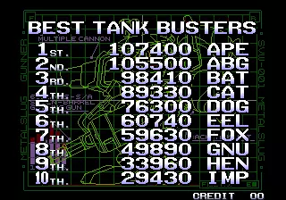 Image n° 3 - scores : Metal Slug 5 (NGH-2680)