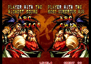 Image n° 5 - scores : Fighters Swords (Korean release of Samurai Shodown III)