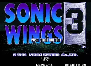 Image n° 1 - screenshots  : Aero Fighters 3 - Sonic Wings 3