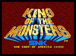 Image n° 11 - screenshots  : King of the Monsters (set 1)
