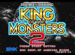 Image n° 4 - screenshots  : King of the Monsters 2 - The Next Thing (prototype)