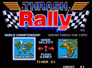 Image n° 10 - screenshots  : Thrash Rally (ALM-003)(ALH-003)