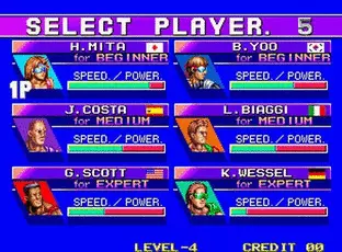 Image n° 1 - screenshots  : Windjammers - Flying Power Disc