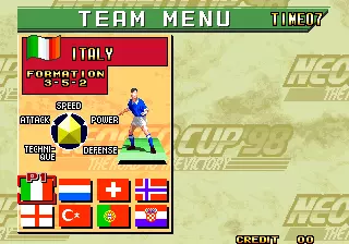 Image n° 5 - select : Neo-Geo Cup '98 - The Road to the Victory