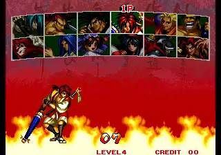 Image n° 6 - select : Fighters Swords (Korean release of Samurai Shodown III)