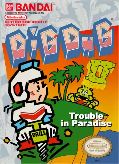 Image n° 1 - box : Dig Dug II - Trouble in Paradise