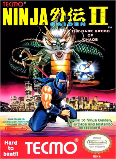 Image n° 1 - box : Ninja Gaiden II - The Dark Sword of Chaos
