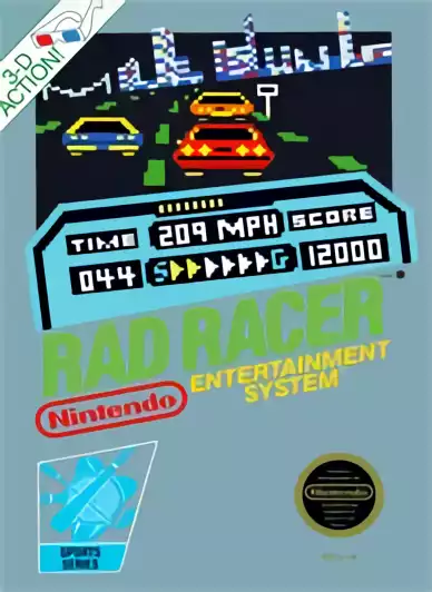 Image n° 1 - box : Rad Racer