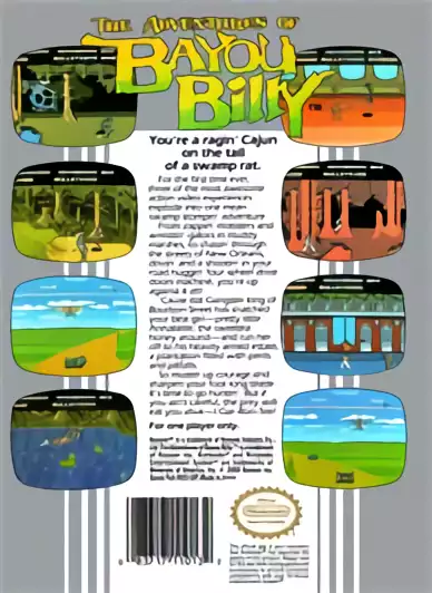 Image n° 2 - boxback : Adventures of Bayou Billy, The