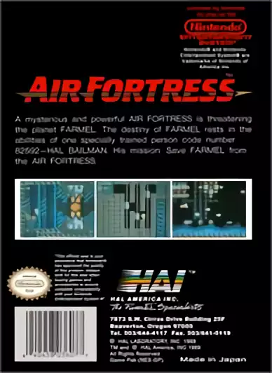 Image n° 2 - boxback : Air Fortress