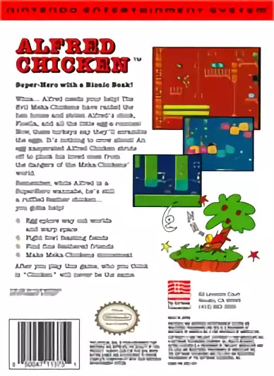 Image n° 2 - boxback : Alfred Chicken