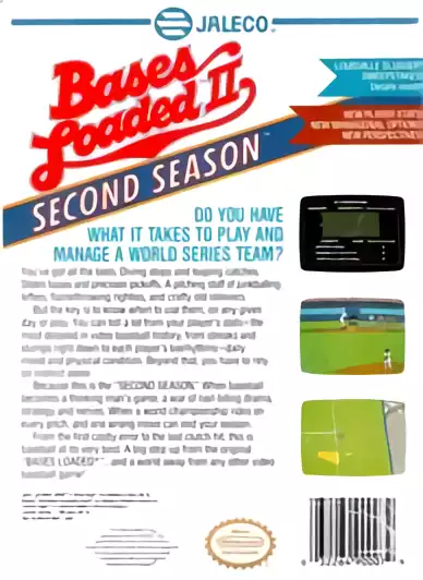 Image n° 2 - boxback : Bases Loaded II - Second Season