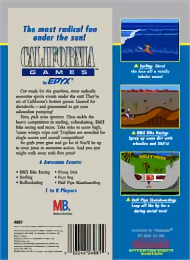 Image n° 2 - boxback : California Games