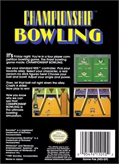 Image n° 2 - boxback : Championship Bowling