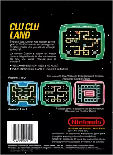 Image n° 2 - boxback : Clu Clu Land