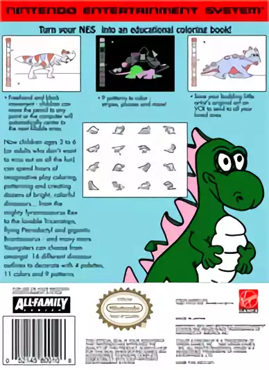 Image n° 2 - boxback : Color a Dinosaur