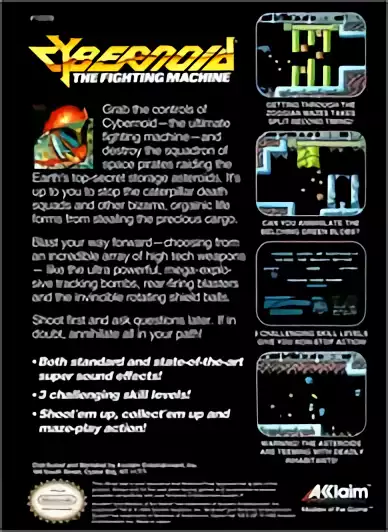 Image n° 2 - boxback : Cybernoid - The Fighting Machine