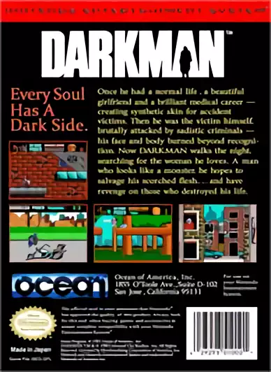 Image n° 2 - boxback : Darkman