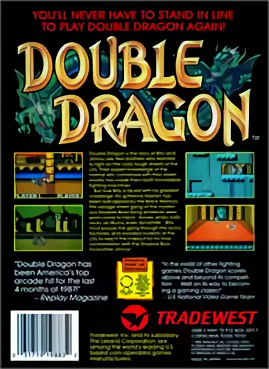 Image n° 2 - boxback : Double Dragon