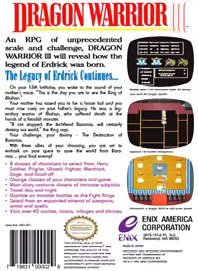 Image n° 3 - boxback : Dragon Warrior III