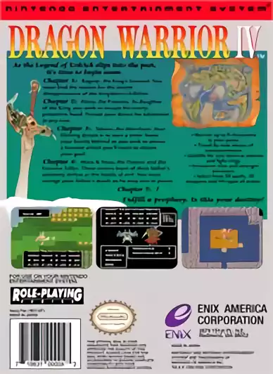 Image n° 2 - boxback : Dragon Warrior IV