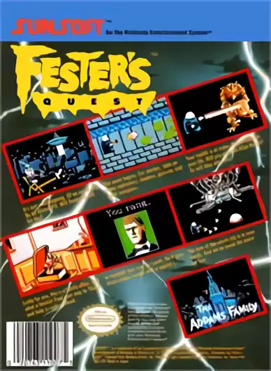 Image n° 2 - boxback : Fester's Quest