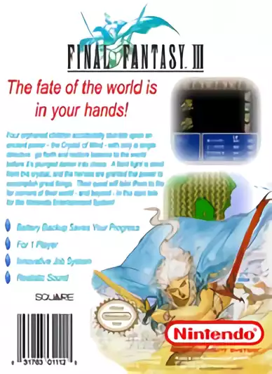 Image n° 3 - boxback : Final Fantasy III