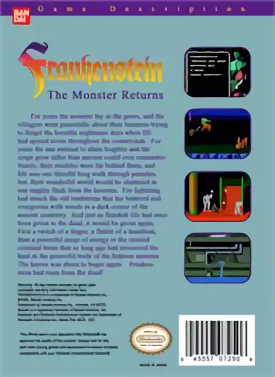 Image n° 2 - boxback : Frankenstein - The Monster Returns