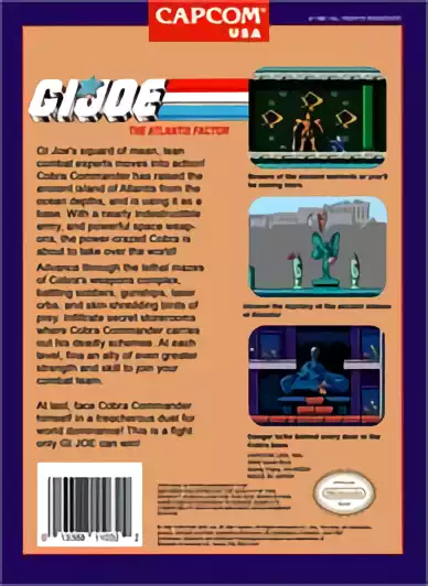 Image n° 2 - boxback : G.I. Joe - The Atlantis Factor