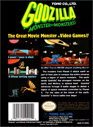 Image n° 2 - boxback : Godzilla - Monster of Monsters!