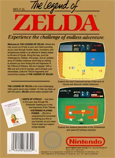 Image n° 2 - boxback : Legend of Zelda, The