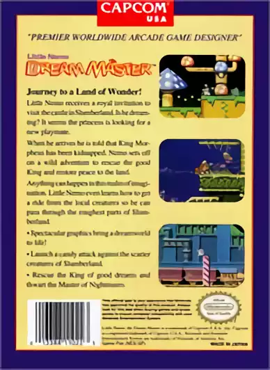 Image n° 2 - boxback : Little Nemo - The Dream Master