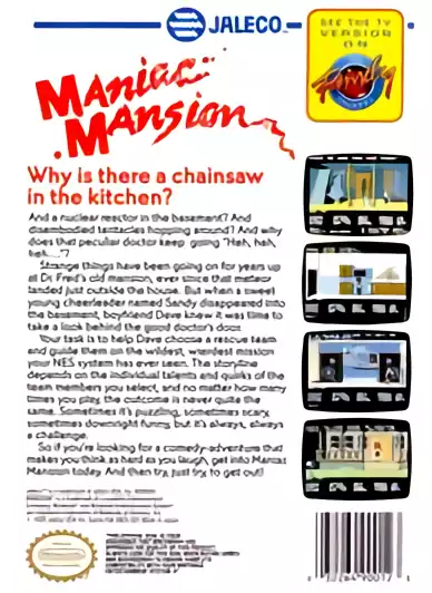 Image n° 2 - boxback : Maniac Mansion