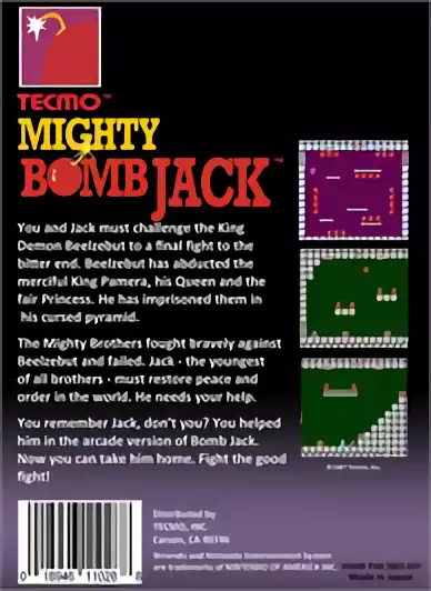 Image n° 2 - boxback : Mighty Bomb Jack