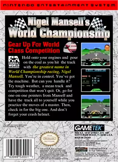 Image n° 2 - boxback : Nigel Mansell's World Championship Challenge