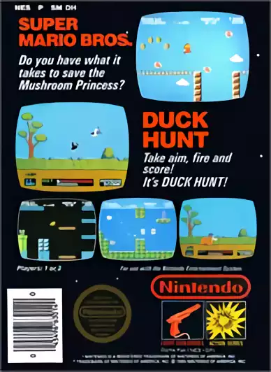 Image n° 2 - boxback : Super Mario Bros. + Duck Hunt