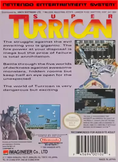 Image n° 2 - boxback : Super Turrican